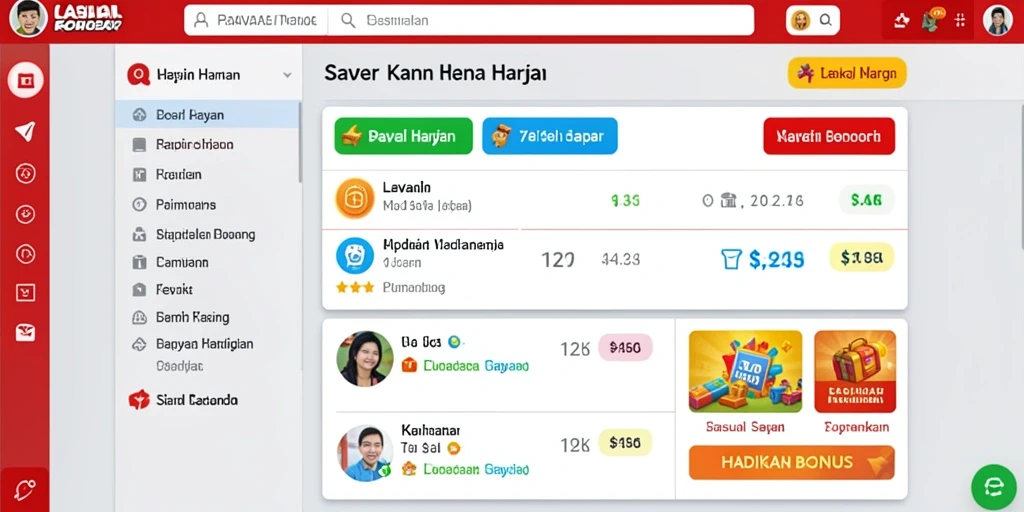 Tampilan antarmuka yang user-friendly dan menarik.