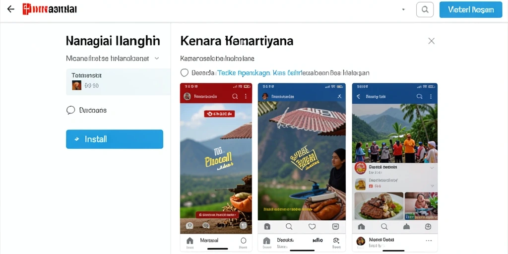Tampilan antarmuka yang intuitif dan mudah digunakan.