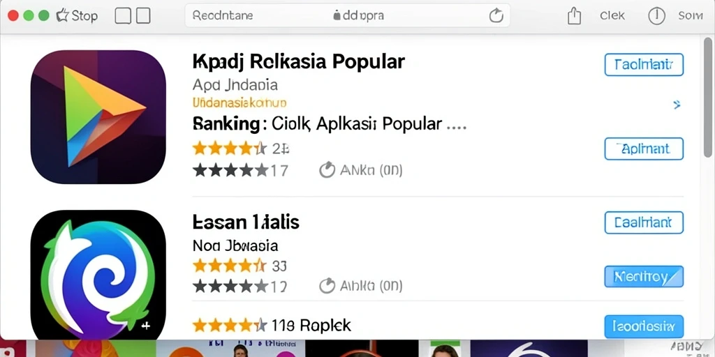 Tampilan antarmuka aplikasi yang menarik.