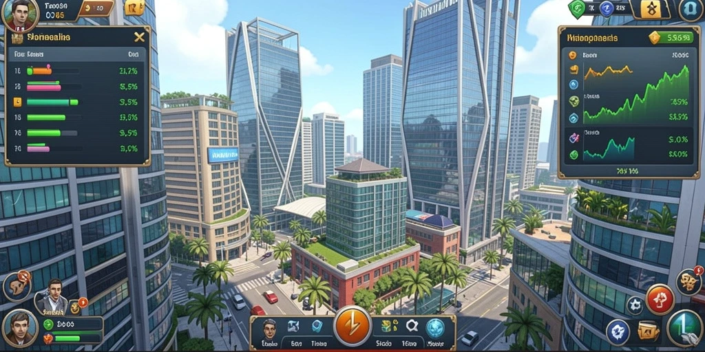 Tampilan grafis game yang menarik dan cerah.