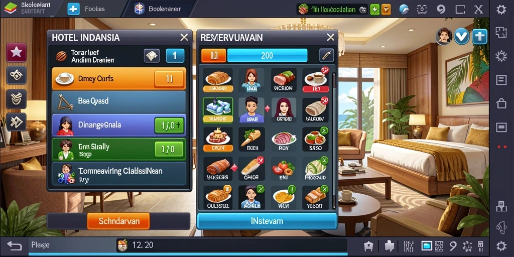 Tampilan menu utama yang menarik dan intuitif.